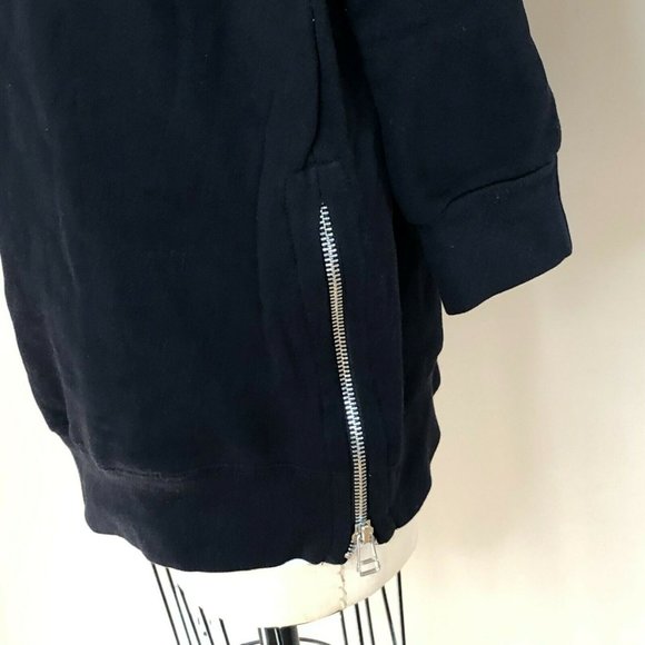 Soul Cycle Gregory Siff Womens Small Black Warrior Graphic Zipper Sweatshirt Top - Picture 4 of 12